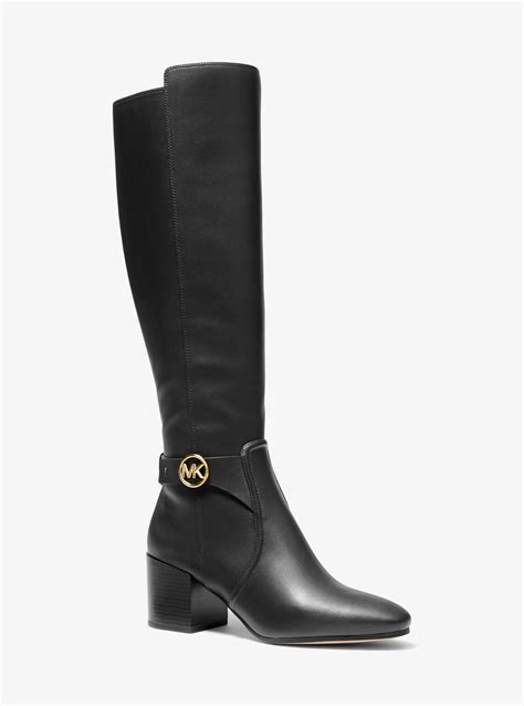 carmen faux leather riding boot michael kors|Michael Kors Carmen Faux Leather Riding Boot.